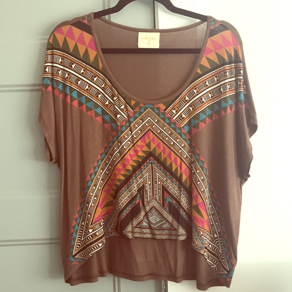 Casual uniquely designed top
